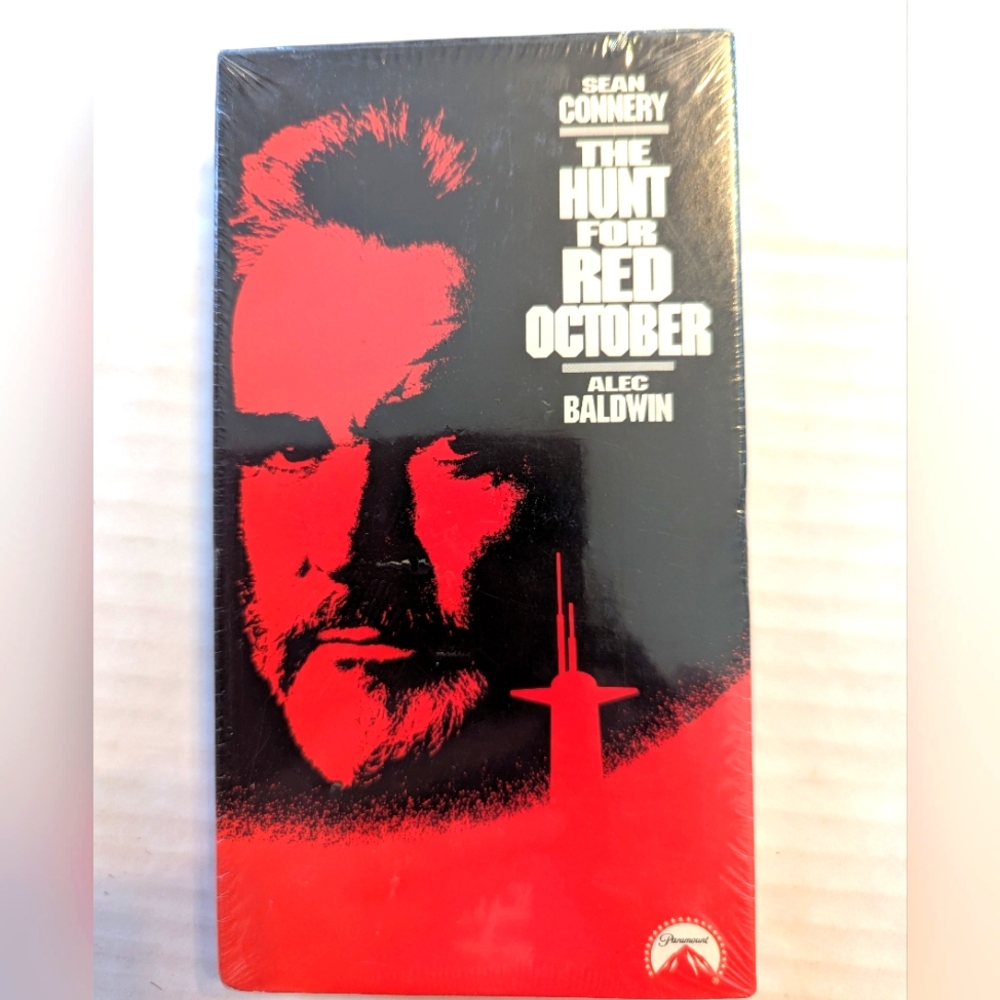 The Hunt For Red October VCR Tape Brand New Sealed